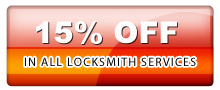 15% off on all locksmith services